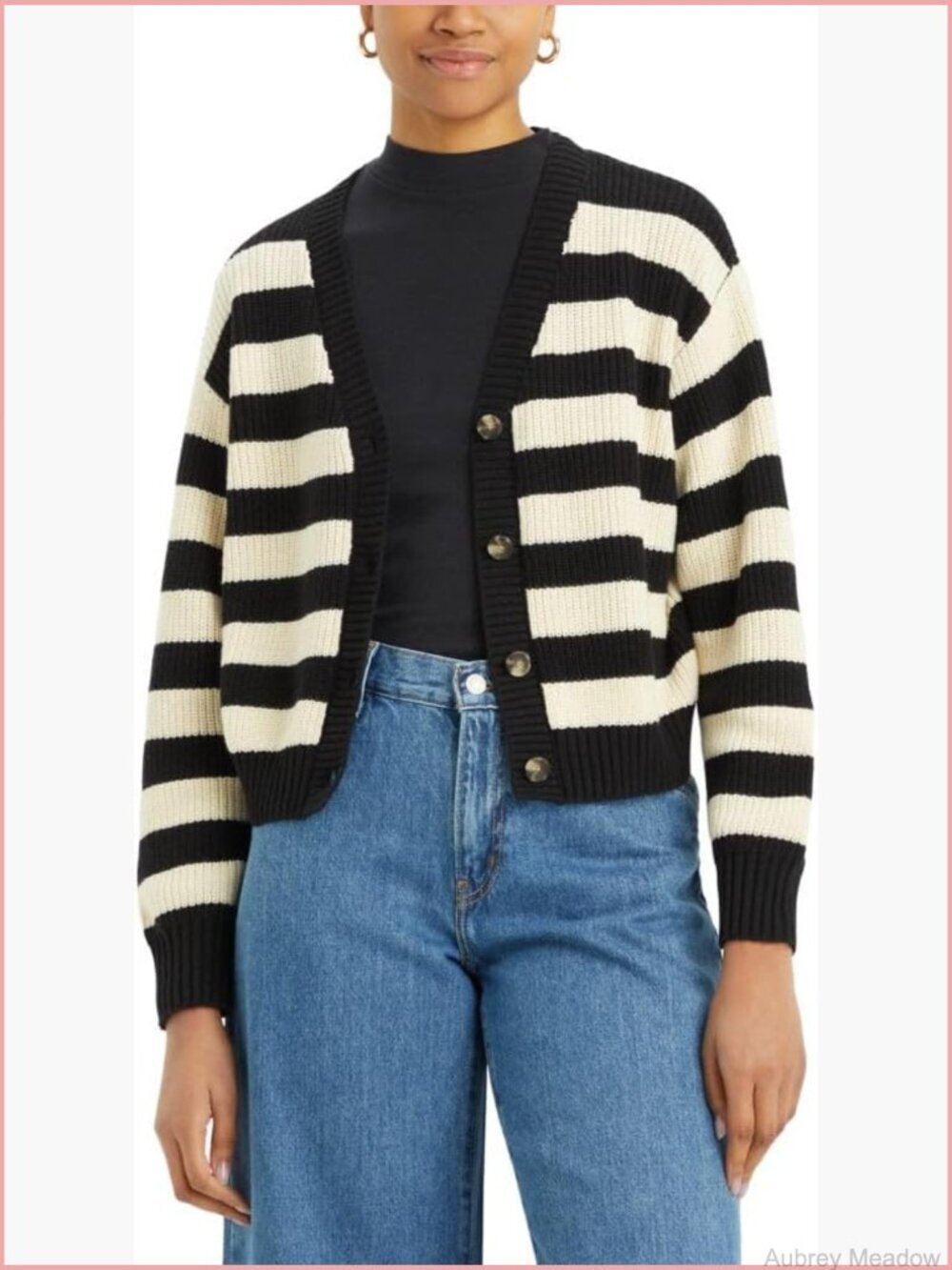 Women's Snowflake Cardigan - Long Sleeve Button Front